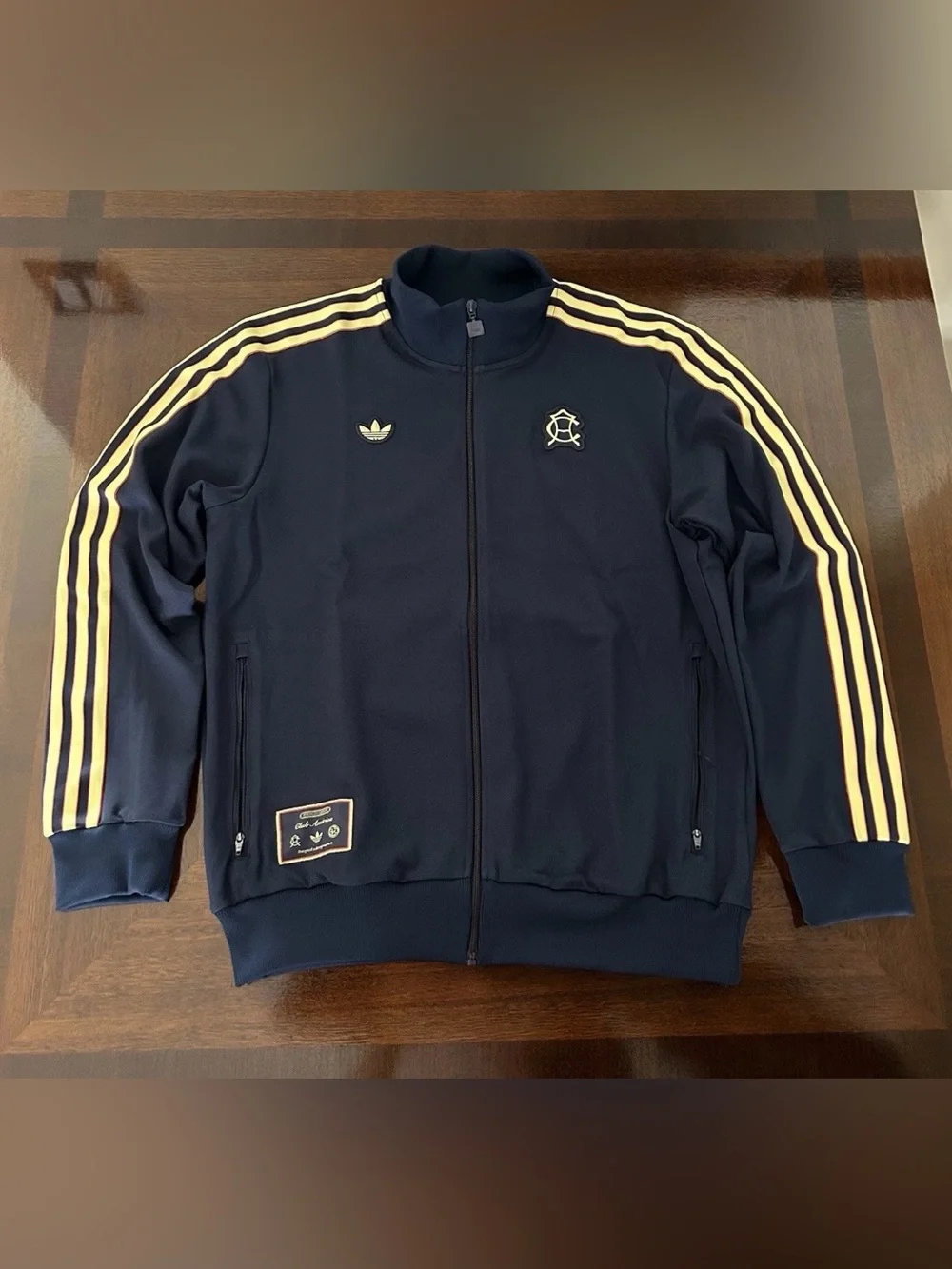 Adidas Originals Club America Track Jacket Navy Blue Soccer KC4410 Men’s Size L
